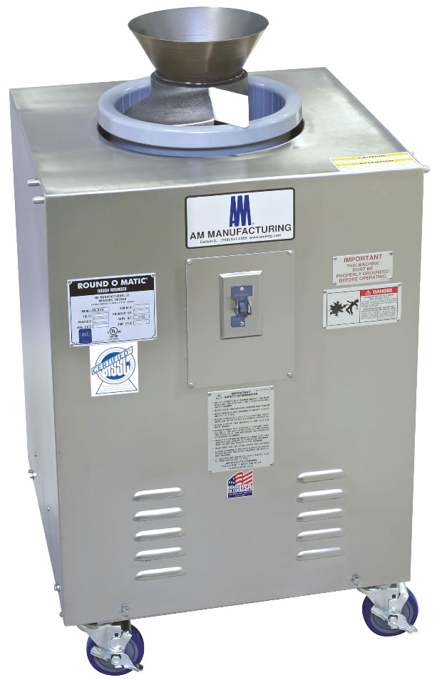 AM Manufacturing R900RT Round-O-Matic Dough Rounder, 1 - 32 Ounce Scaling Range