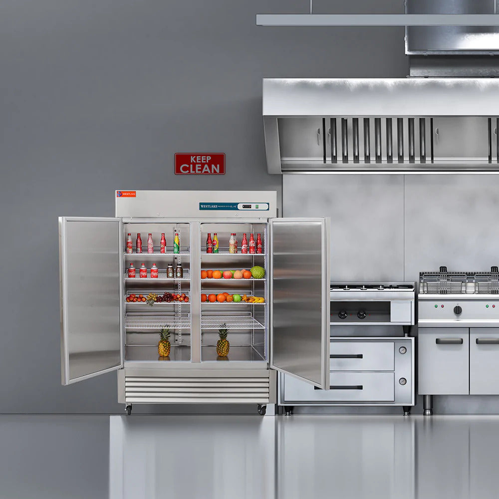 Westlake WKR-49B 49 Cu.ft Stainless Steel Reach-in Refrigerator