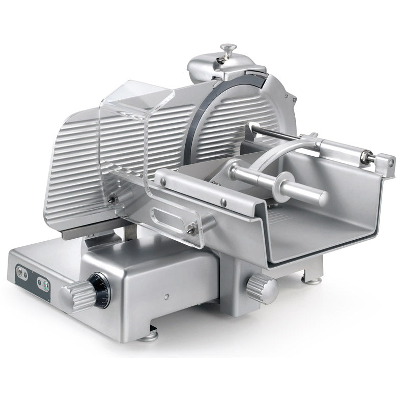 Sirman 16377508SNA Leonardo 370 Evo VCS Top 15" Full-Size Straight Feed Slicer for Fresh Meat