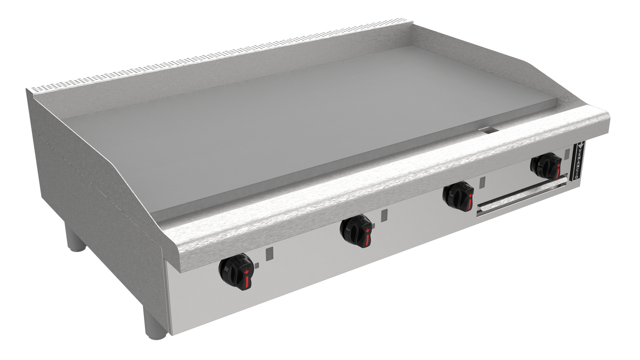 Venancio R48CT-48G 48" Elite Manual Griddle with 4 Burners, 3/4" Thick Plate, Restaurant Series