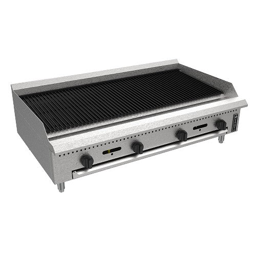 Venancio PCB36G-CT 36" Countertop Charbroiler with 3 Burners, Prime Series