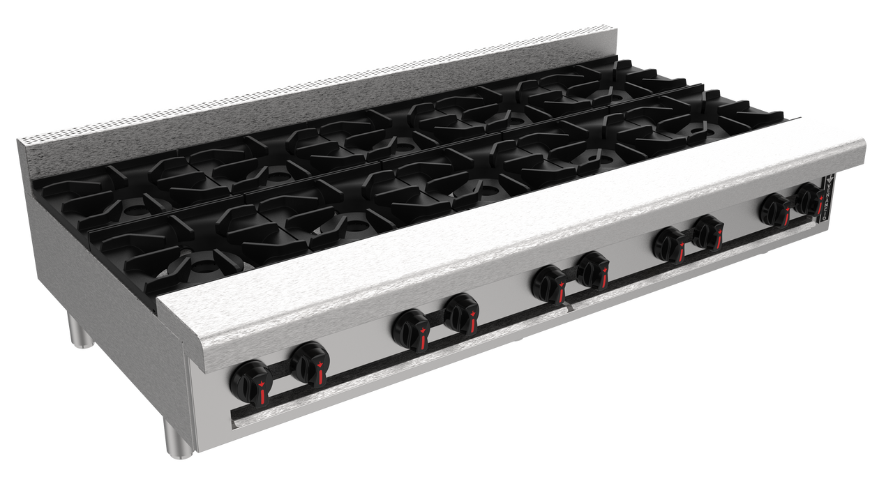 Venancio R60CT-60B 60" Hot Plate with 10 Burners, Restaurant Series
