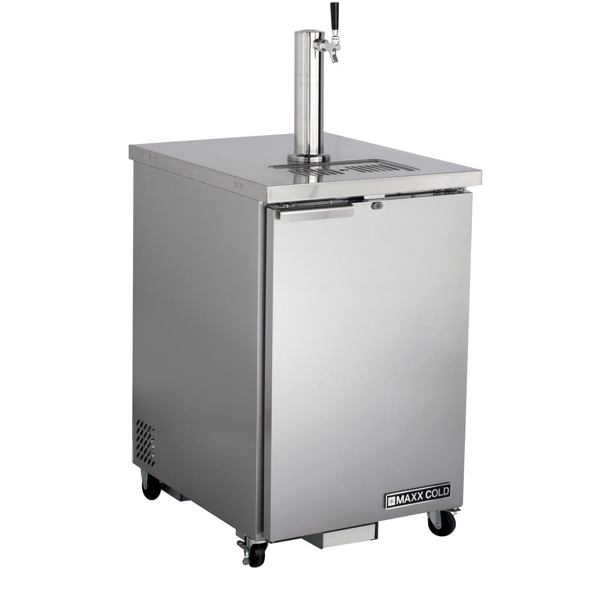 Maxx Cold MXBD24-1SHC X-Series Single Tower, 1 Tap Beer Dispenser, 23.3"W, 7.2 cu. ft.