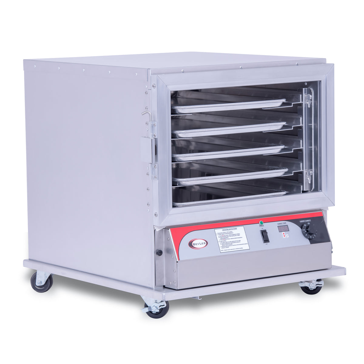 BevLes PICA32-10INS-A Under Counter Insulated PICA Proofing Cabinet, 230V, Left Hand Hinge, 1 Door, in Silver (PICA32-10INS-A-4L1)