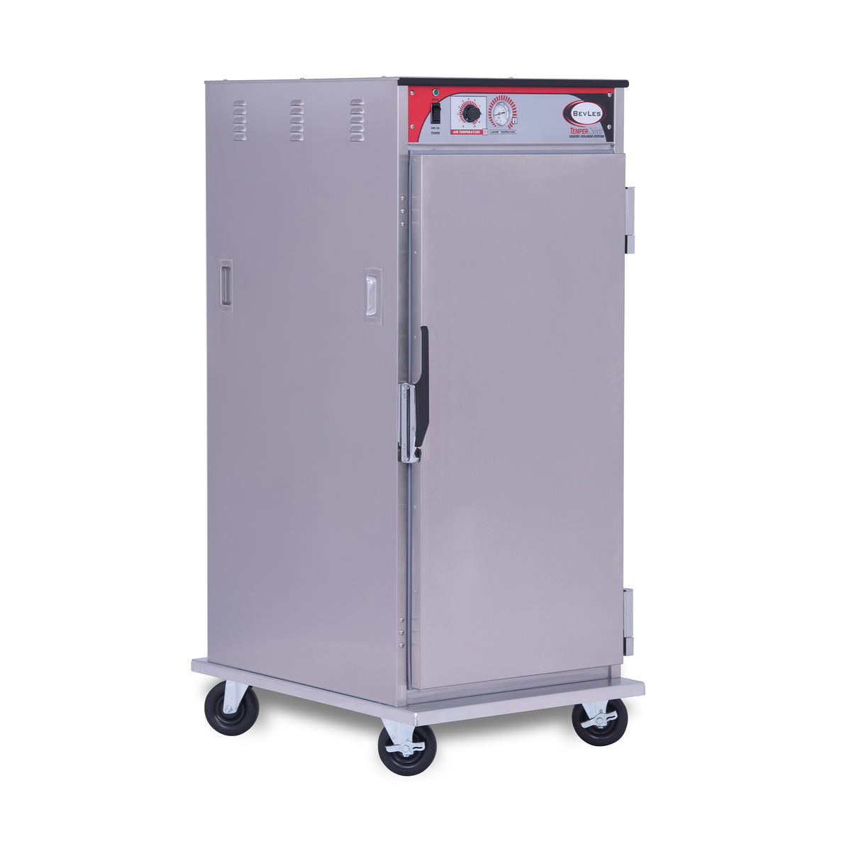 BevLes HTSS60 Temper Select 3/4 Size Heated Holding Cabinet, Universal Width, 115V, in Silver (HTSS60W91)