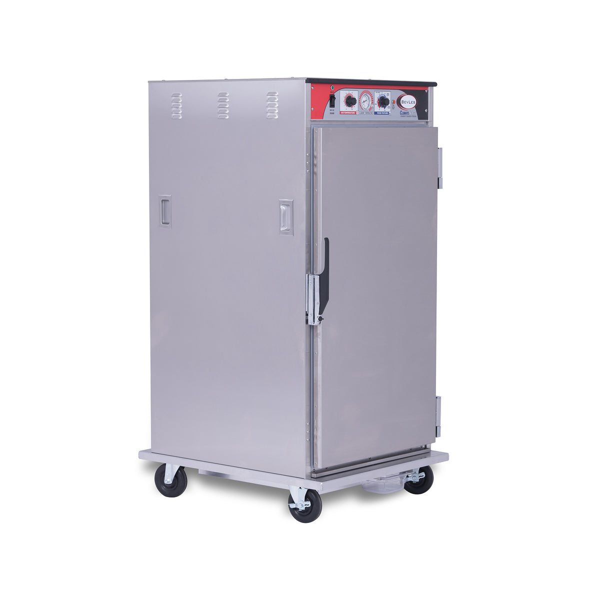 BevLes HCSS60 Climate Select 3/4 Size Humidity Controlled Insulated Heated Holding Cabinet, Universal Width, 230V, in Silver (HCSS60W94)