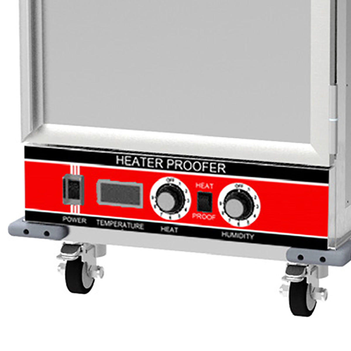 BevLes HPIS Full Size Insulated HPC Proofing & Holding Cabinet, 1 Solid Door, in Silver (HPIS-6836)