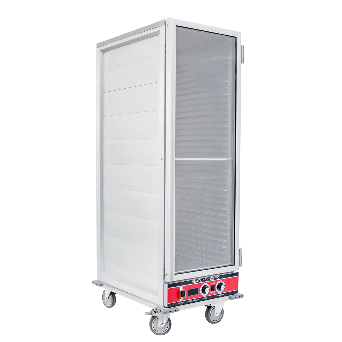 BevLes HPIC Full Size Insulated HPC Proofing & Holding Cabinet, 1 Clear Door, in Silver (HPIC-6836)