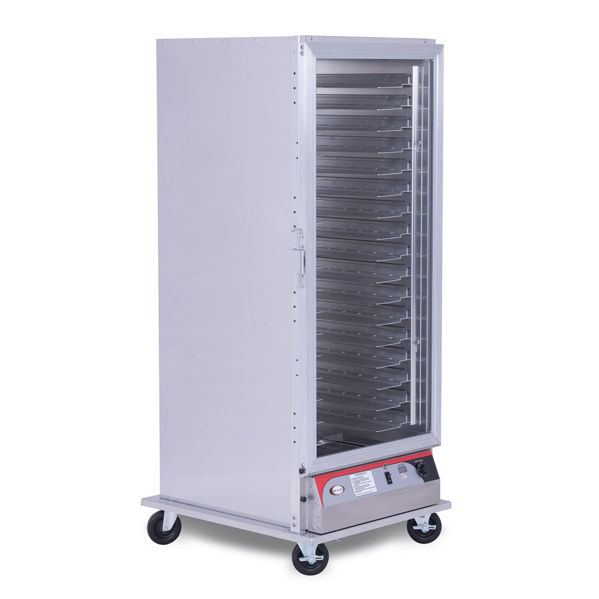 BevLes PICA70-32INS-AED Full Size Extra Deep Insulated PICA Proofing Cabinet, 230V, Left Hand Hinge, 1 Door, in Silver (PICA70-32INS-AED-4L1)