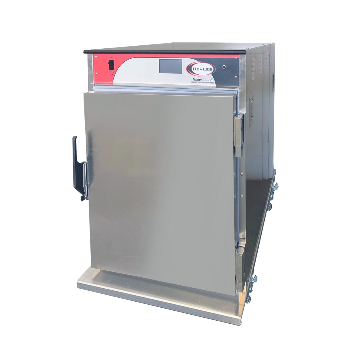 BevLes HRHS44 Tender Touch 1/2 Size Roast & Hold Smoker, Universal Width, 120V, in Silver (HRHS44W51)