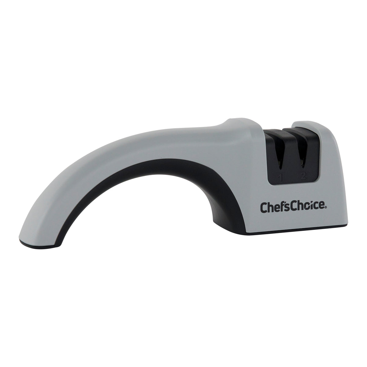 Chef's Choice 445 Diamond Hone 2-Stage Manual Knife Sharpener for Straight Edge Knifes, in Silver (4450105)