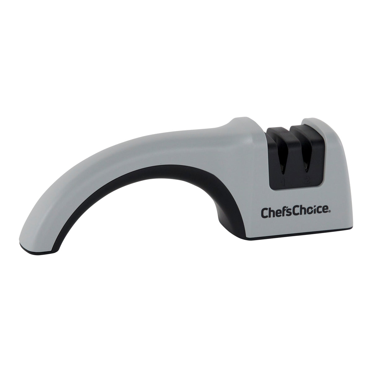 Chef's Choice 445 Diamond Hone 2-Stage Manual Knife Sharpener for Straight Edge Knifes, in Silver (4450105)