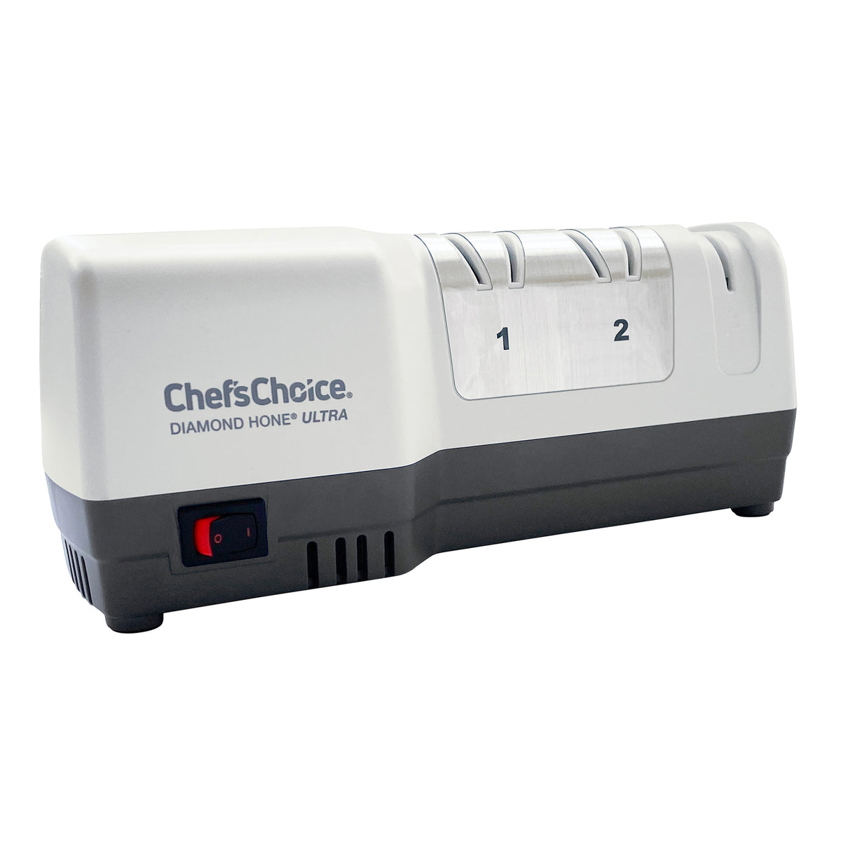 Chef's Choice G203 Hybrid Knife Sharpener for 20-Degree Straight and Serrated Knives, 3-Stage, White