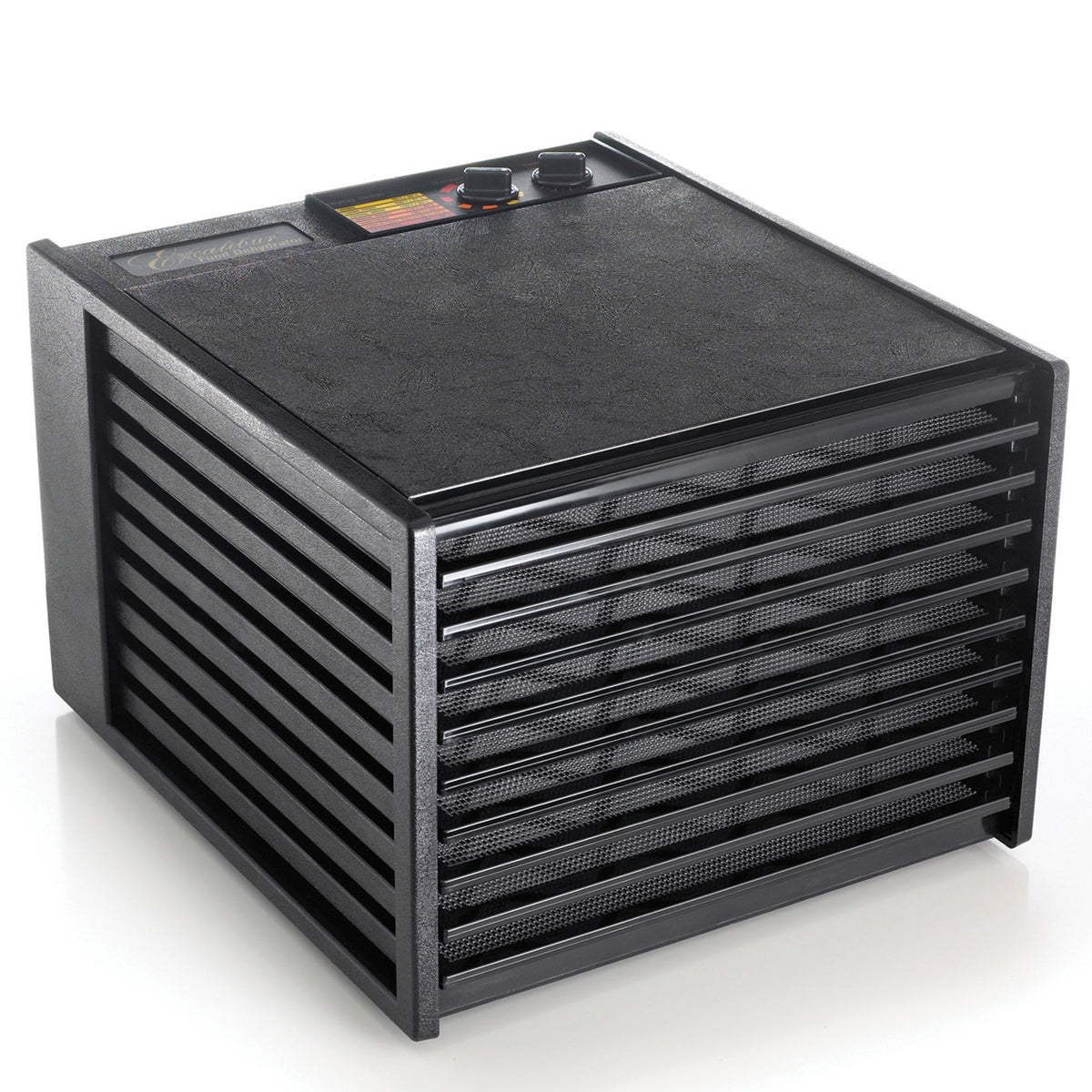 Excalibur 3926 9-Tray Food Dehydrator with 26-HR Timer and Adjustable Thermostat, in Black (3926TB)