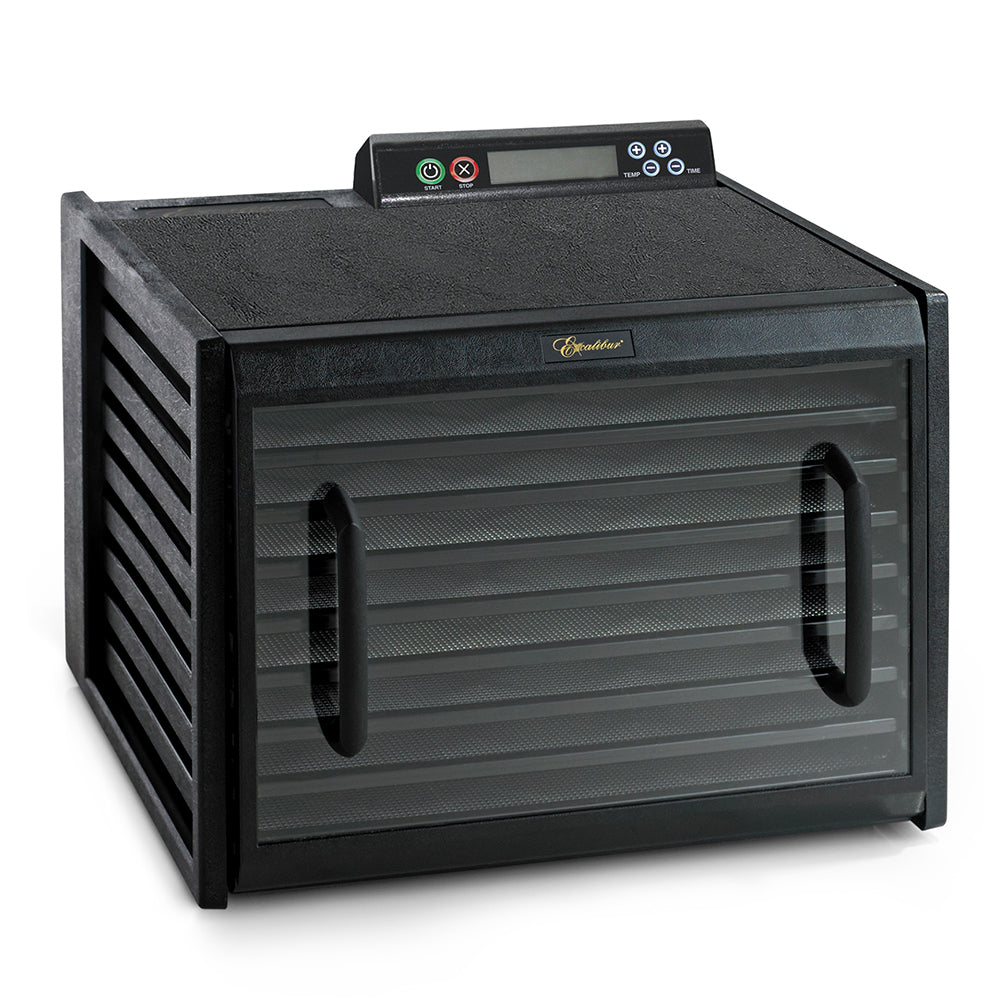 Excalibur 3948CDB 9-Tray Food Dehydrator with Digital 48-HR Timer and Adjustable Thermostat, in Black
