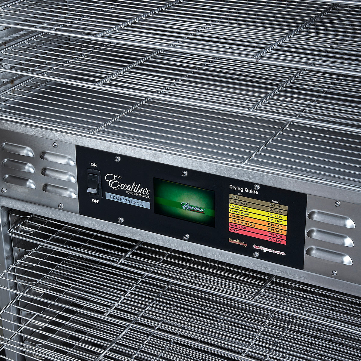 Excalibur COMM2 42-Tray Dual-Zone Commercial Food Dehydrator, in Stainless Steel