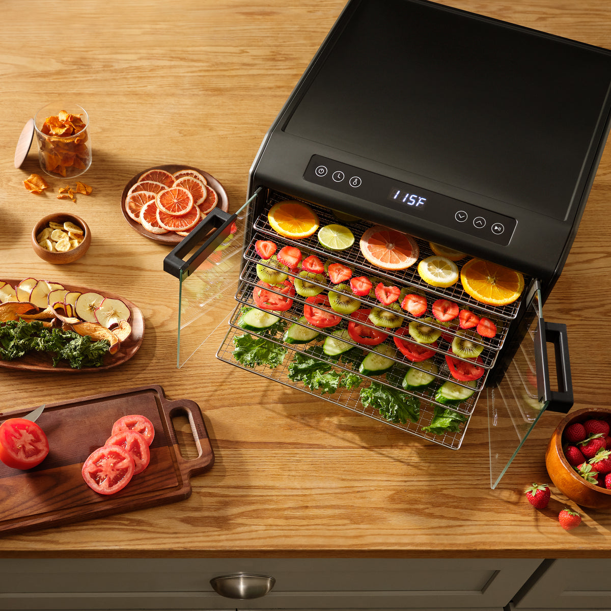 Excalibur DH06SC 6 Tray Select Digital Dehydrator, in Stainless Steel (DH06SCSS13)