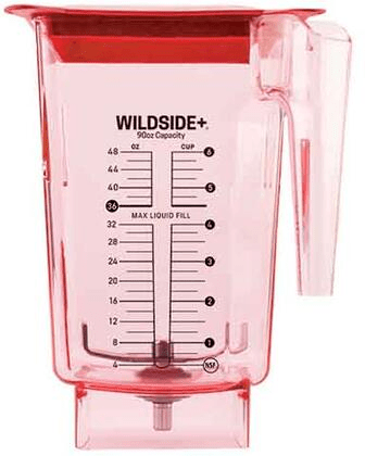 Blendtec 40-637-62 (WildSideRed-H) WildSide Blender Container, 90 oz.