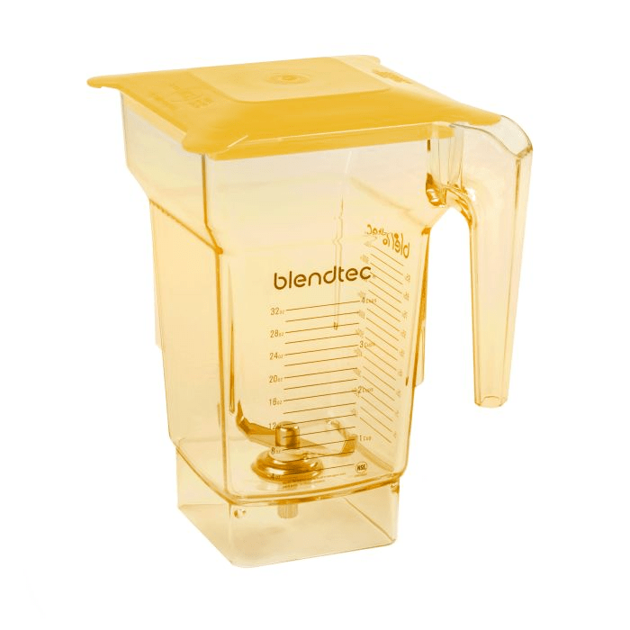 Blendtec 40-710-06 (FourSideYellow-H) FourSide Blender Container, 75 oz. 2 packs