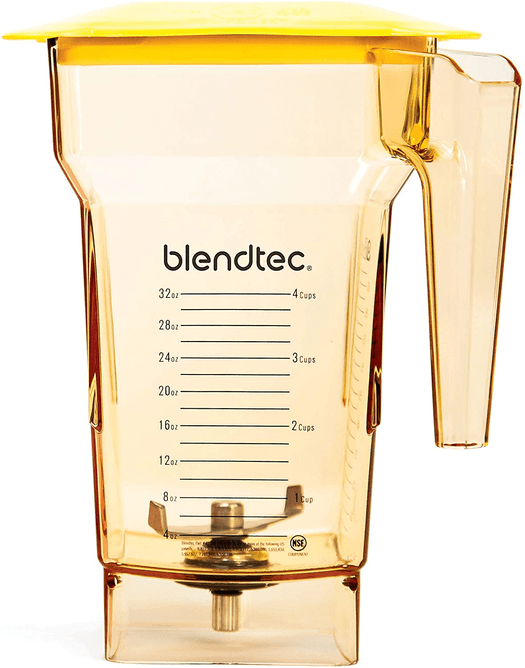 Blendtec 40-711-06 (FourSideYellow-H) FourSide Blender Container, 75 oz. 5 packs