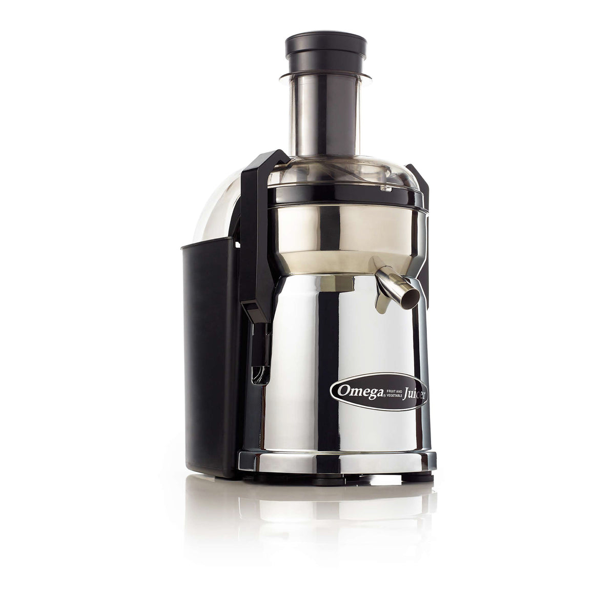 Omega MMC500C MegaMouth Heavy-Duty Commercial Centrifugal Juicer, in Chrome