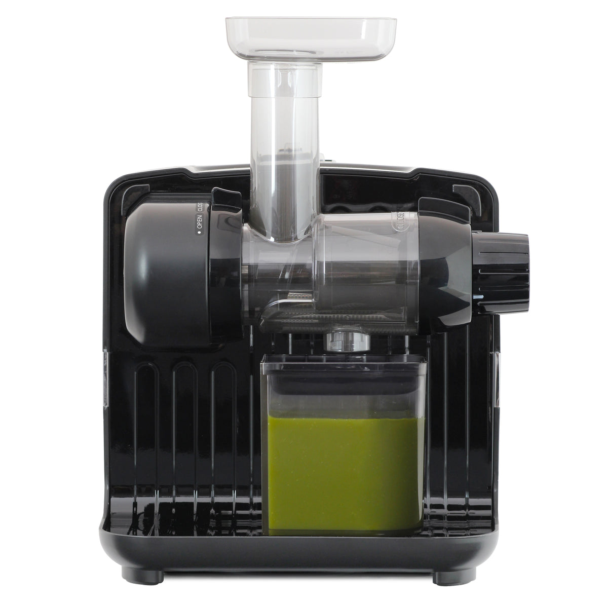 Omega JCUBE500 Cold Press 365 Masticating Slow Juicer and Nutrition System with On-Board Storage, in Matte Black (JCUBE2MB13)