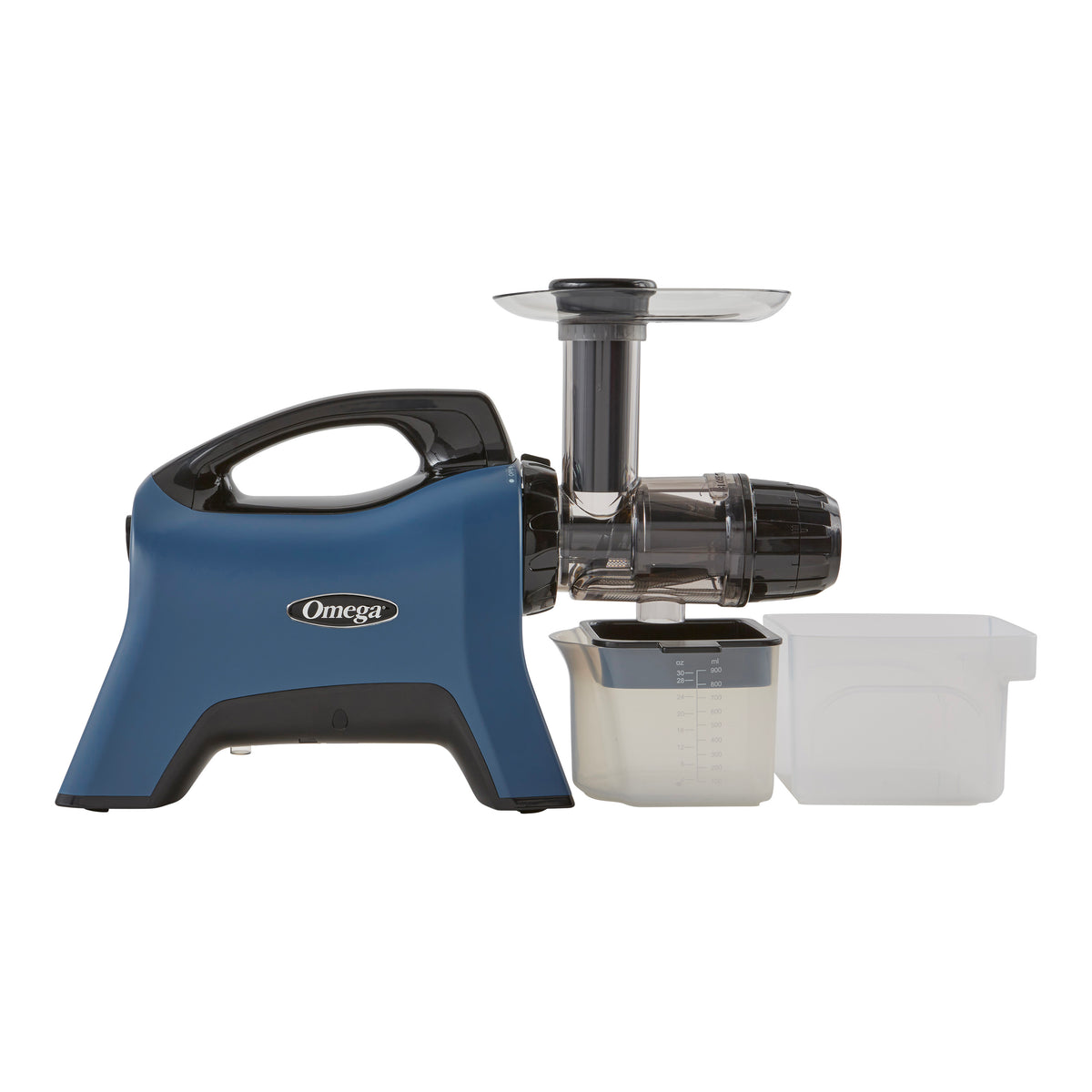 Omega MM1500 Medical Medium BPA Free Slow Masticating Juicer with End Cap for Celery Extraction, 200W, in Blue (MM1500BL13)