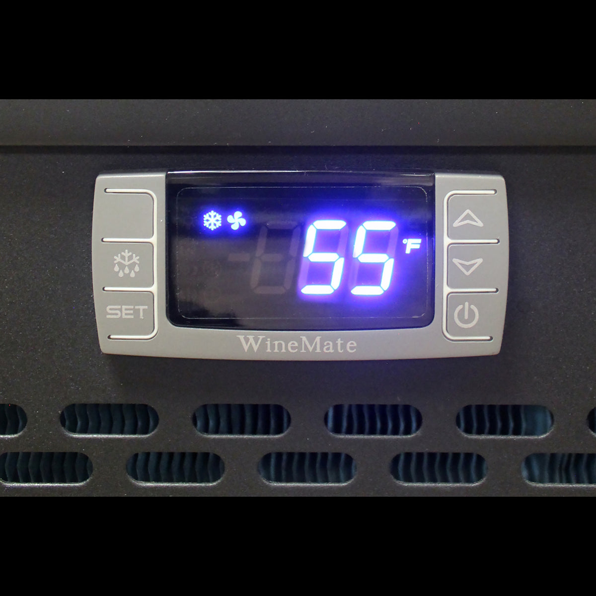 Wine-Mate WM-1500CD Self-Contained Compact Wine Cooling System, 90 cu. ft. Capacity, in Black