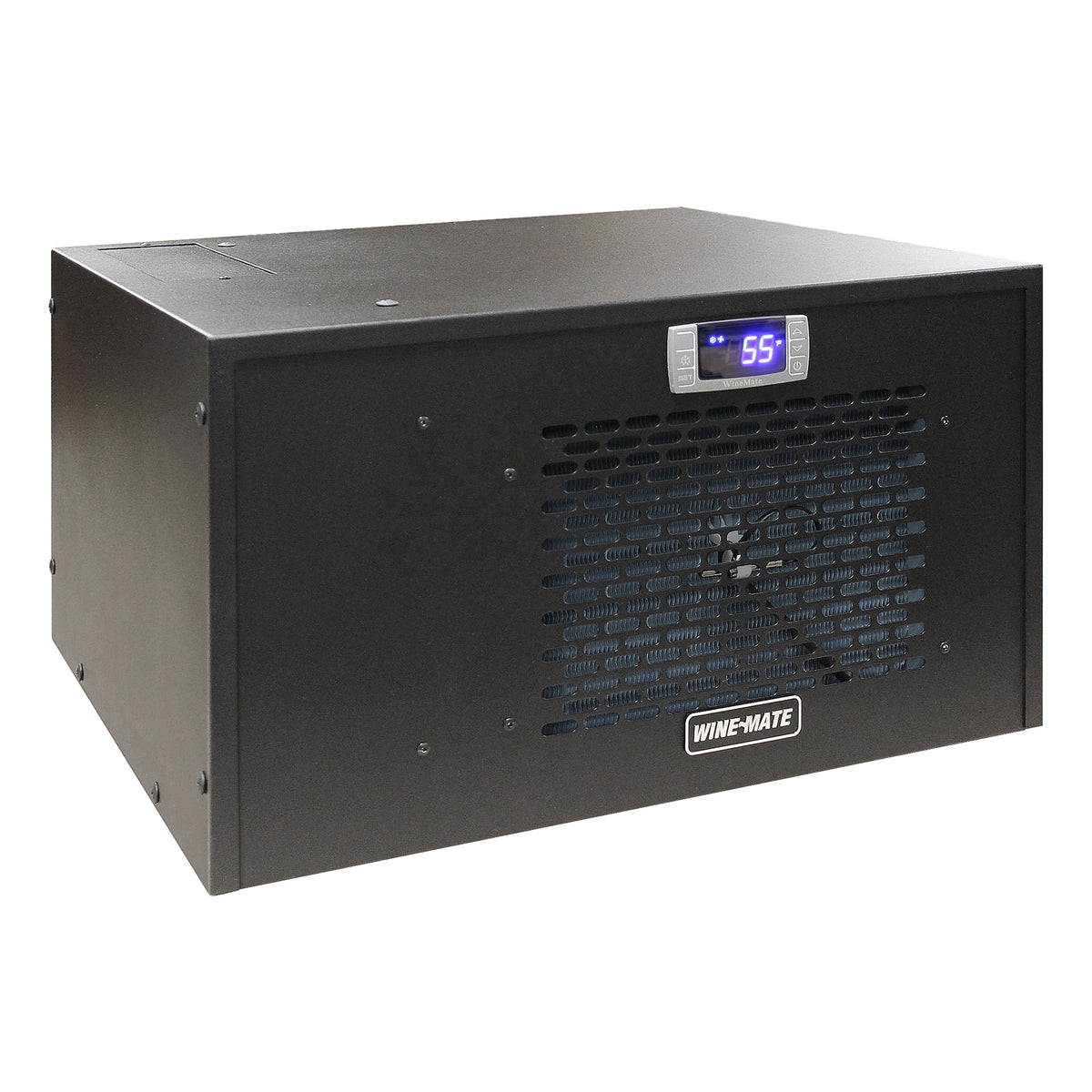 Wine-Mate WM-1500CD Self-Contained Compact Wine Cooling System, 90 cu. ft. Capacity, in Black