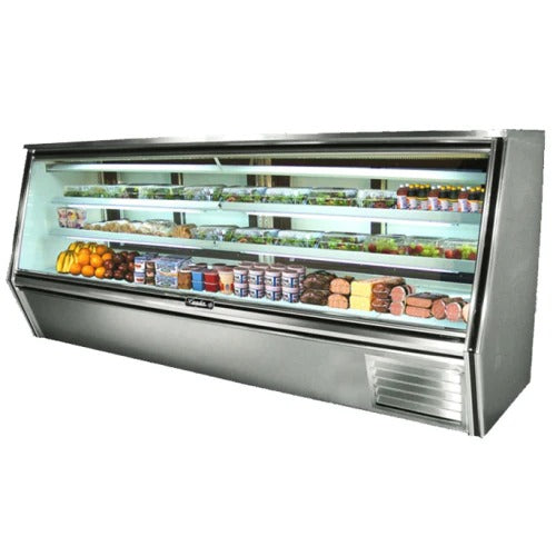Leader ERHD96ES 96" Wide Deli Display Case, 6 Doors, 4 Shelves, 3/4 HP