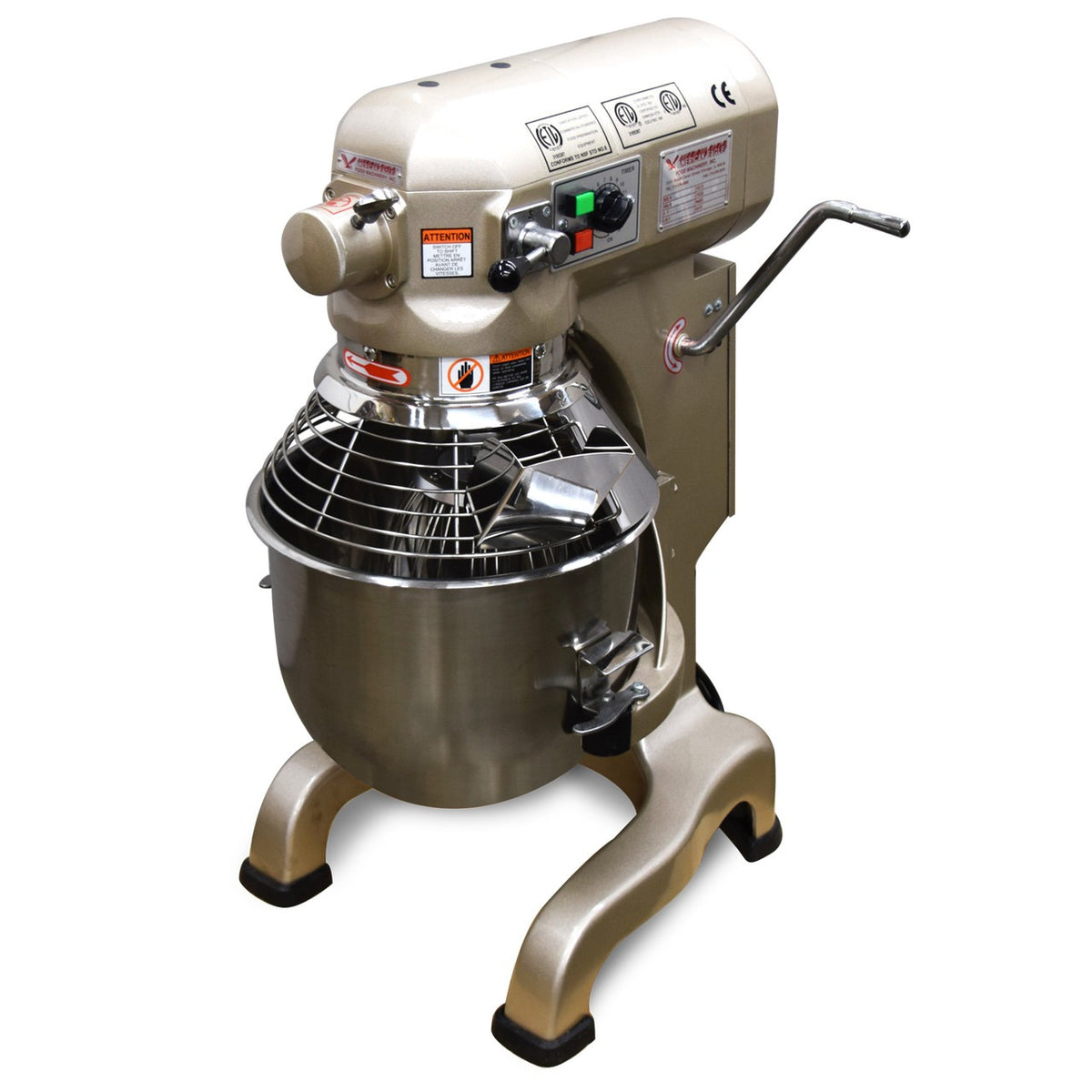 American Eagle AEG-20A 20 Qt. Gold Series Mixer w/ Guard, 115V/1Ph/60Hz, 3 speeds