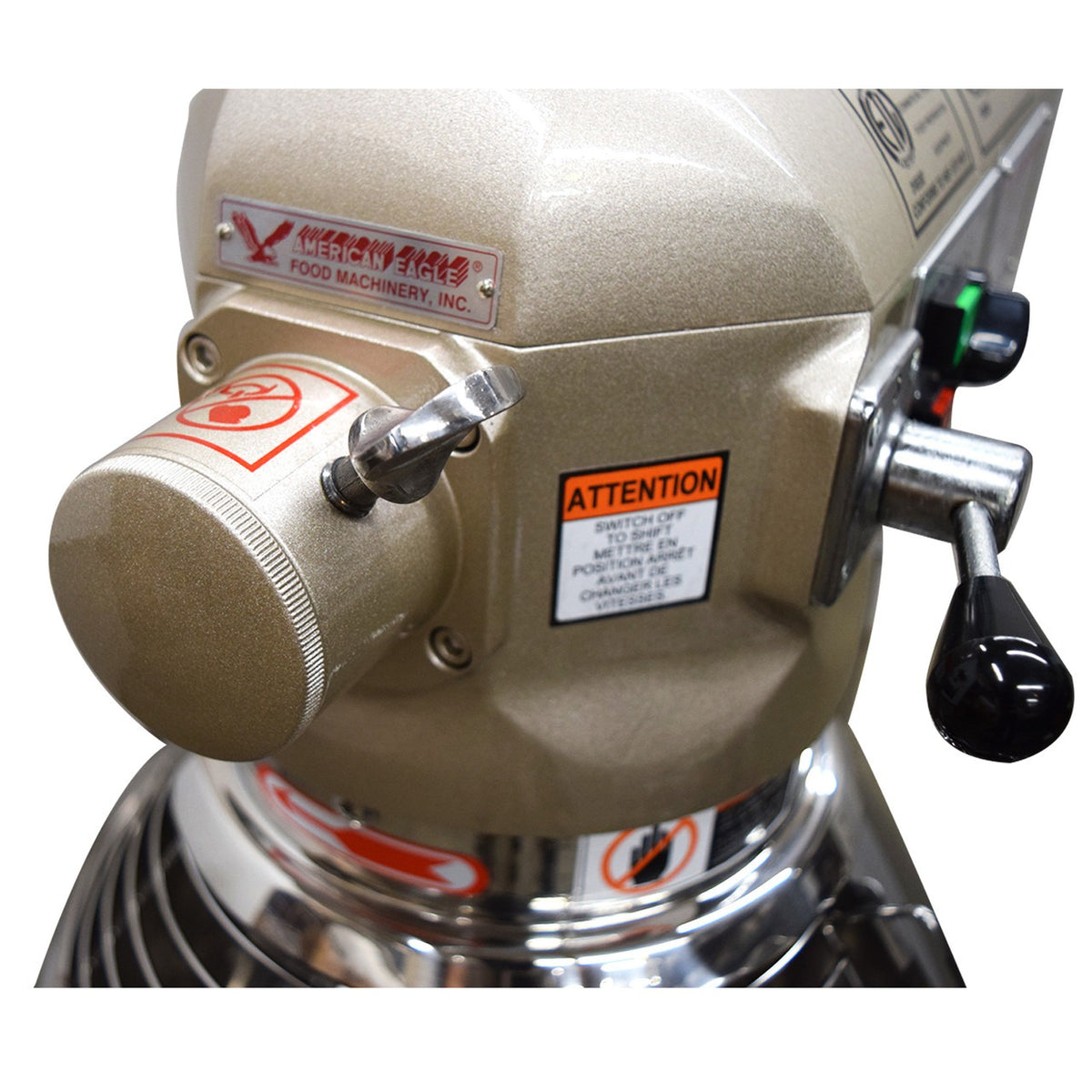 American Eagle AEG-20A 20 Qt. Gold Series Mixer w/ Guard, 115V/1Ph/60Hz, 3 speeds