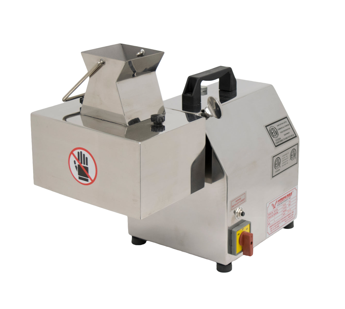 American Eagle AE-MC12N-3/8-K 1HP Commercial Electric Meat Cutter Kit, 3/8" Output, Stainless Steel