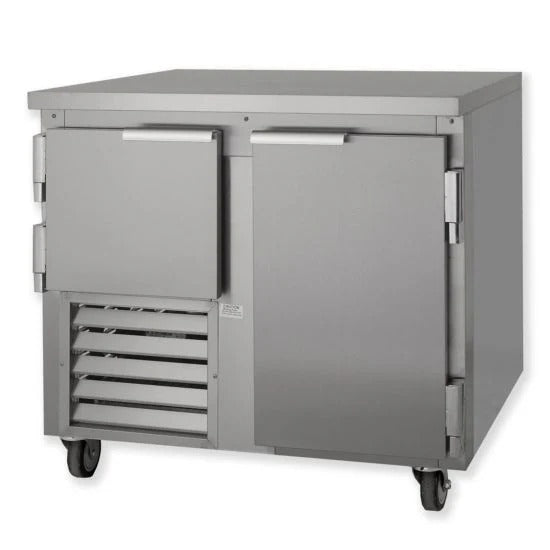 Leader LB36 36" Worktop Refrigerator, 1 1/2 Solid Doors, 11.2 Cu. Ft., 1/3 HP, Side Motor