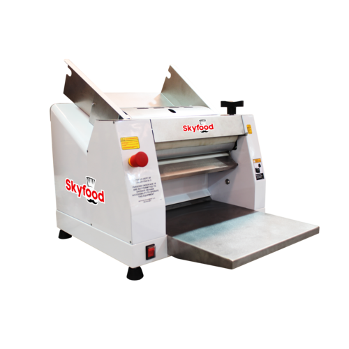 Skyfood CLM-400 16" Table Top Dough Roller and Sheeter, Single Pass, Dual Scrapers
