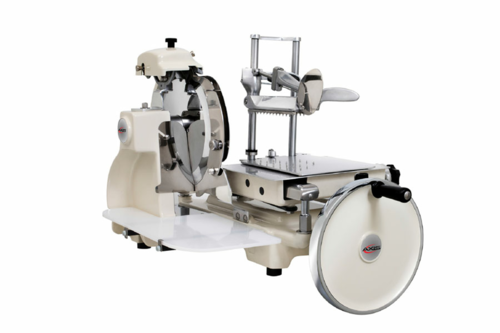 Axis AX-VOL12 12 in. Flywheel Slicer, Hand Operated, Built-In Sharpeners