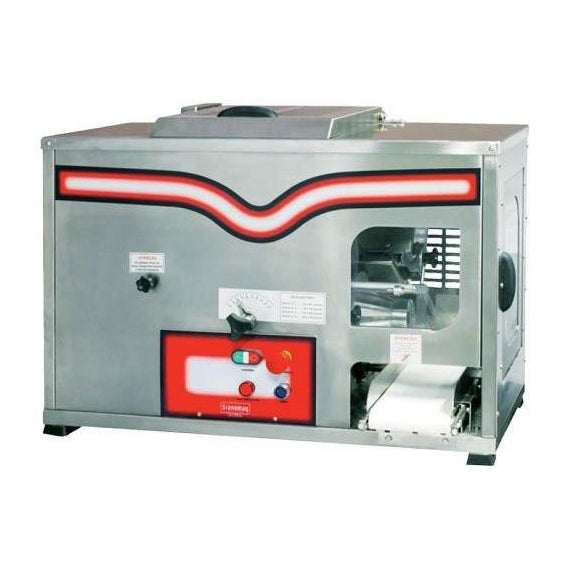 BakeMax BMCCD01 33 lb Continuous Countertop Dough Divider, Stainless Steel, Power Outfeed Belt