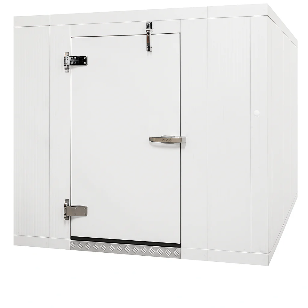 Astra FWF8X8 8'2" Indoor Walk-In Freezer with Floor, Cam-Lock Panels, 4" Foamed-In-Place Insulation