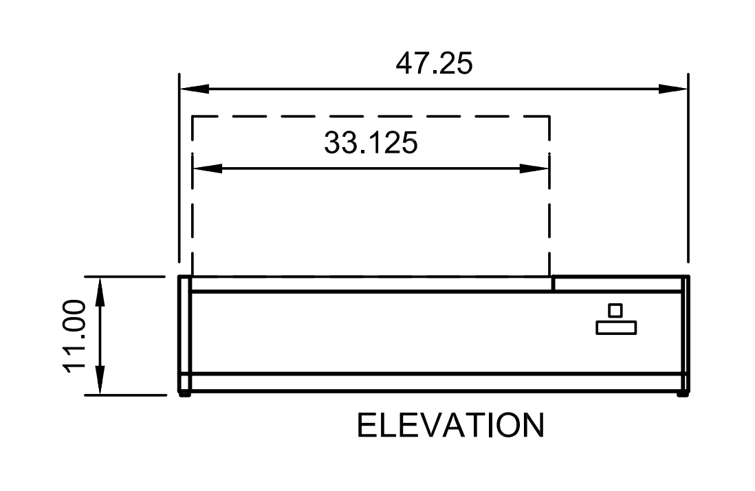 Arctic Air ACP48 47.25" Refrigerated Countertop Pan Rail, 8-Pan Capacity, Stainless Steel Construction, Digital Thermostat