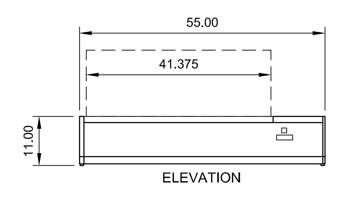 Arctic Air ACP55 55" Refrigerated Countertop Pan Rail, 10-Pan Capacity, Stainless Steel Construction, Digital Thermostat