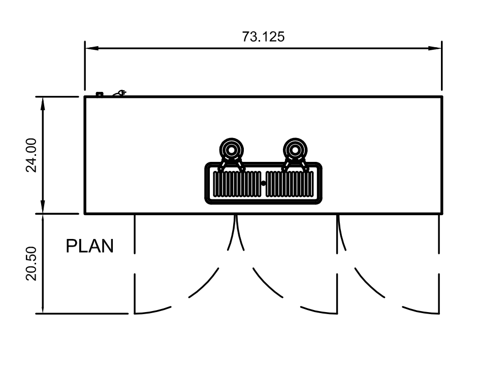 Arctic Air ADD72R-2 73" Direct Draw Draft Beer Dispenser, 20.7 cu. ft., 2 Towers, 4 Faucets, Digital Thermostat