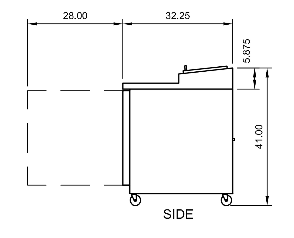 Arctic Air APP48R 47.5" Pizza Prep Table, 12 cu. ft., 1 Door, 6 Pans, 17.75" Cutting Board, Digital Thermostat