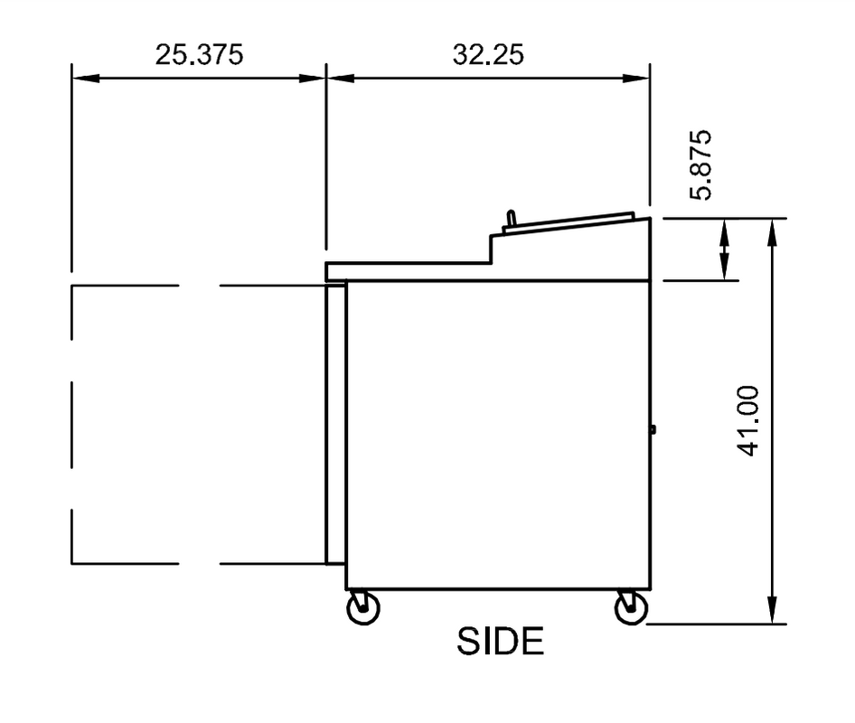 Arctic Air APP71R 71" Pizza Prep Table, 21 cu. ft., 2 Doors, 9 Pans, 17.75" Cutting Board, Digital Thermostat