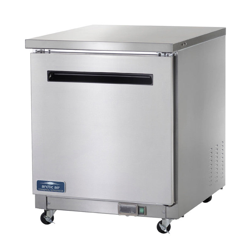 Arctic Air AUC27F 28" Worktop Freezer, 5.4 cu. ft., 1 Door, Digital Thermostat, Stainless Steel Construction