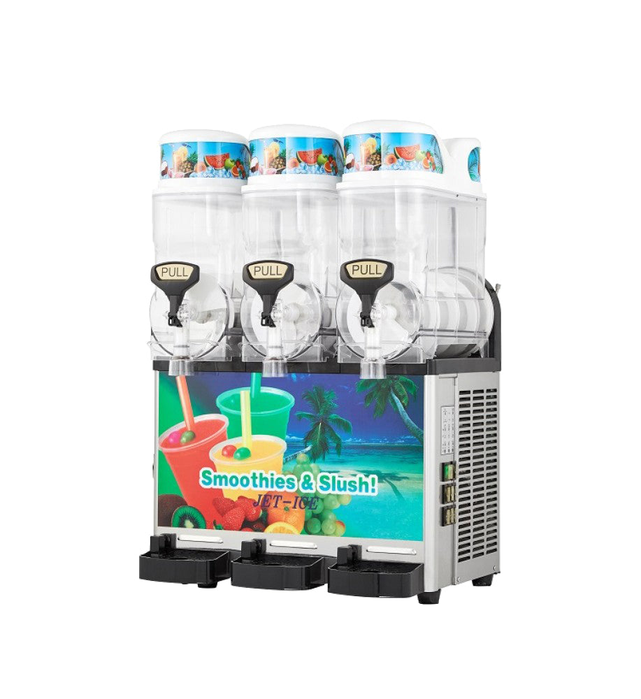 Icetro SSM-420 23" Triple Bowl Granita Machine, 3.2 gal Capacity per Bowl, 115v