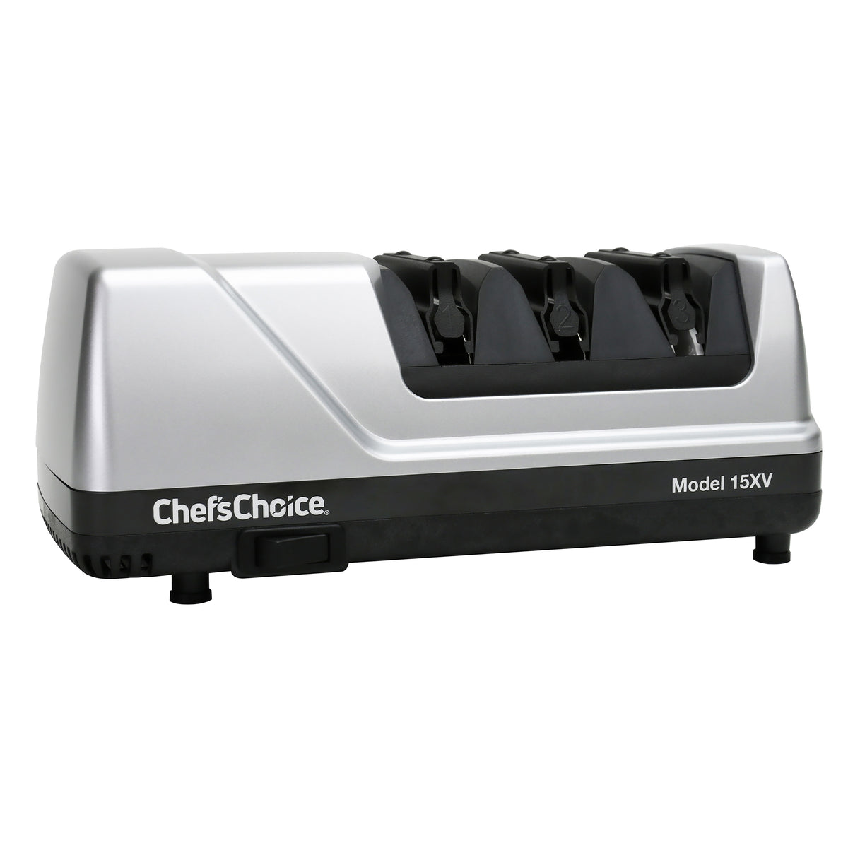 Chef's Choice 15XV Professional Electric Knife Sharpener, 3-Stage 15-Degree Trizor, in Platinum (0101500)