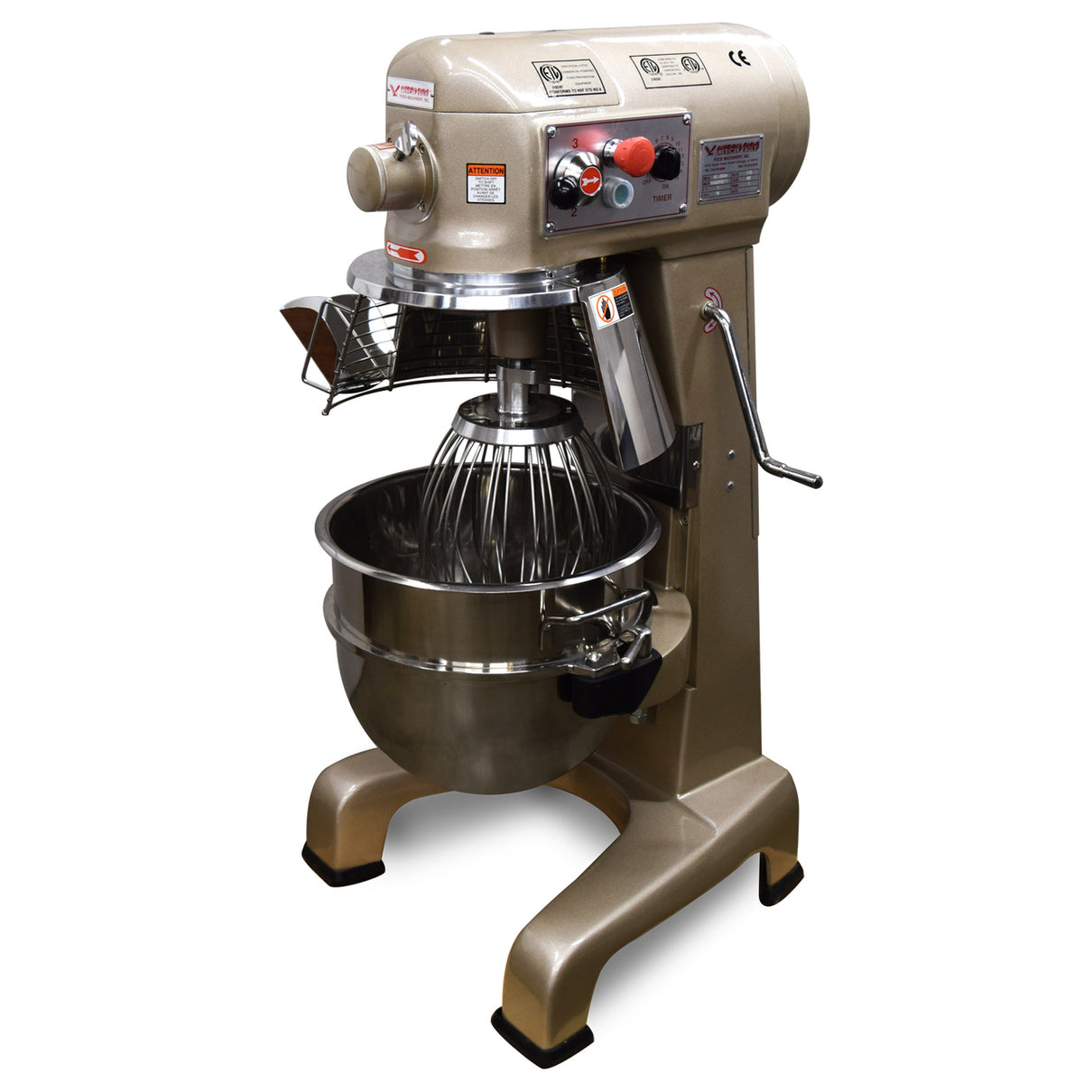 American Eagle AE-30GA 30 Qt. Gold Series Mixer with Guard, 115V/1PH/60HZ, 3 Speeds