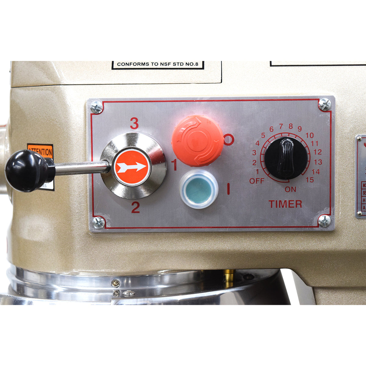American Eagle AE-30GA 30 Qt. Gold Series Mixer with Guard, 115V/1PH/60HZ, 3 Speeds