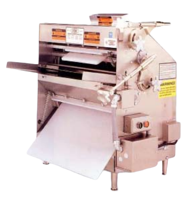 Acme MRS-11 Countertop Dough Roller Double Pass, 4 20" Wide Rollers