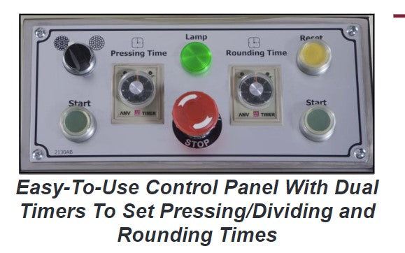 American Eagle AE-DDE30RFA Heavy Duty 30 Part Fully Automatic Dough Divider & Rounder, 220V/3PH